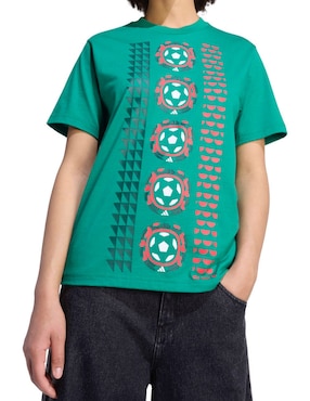 Playera manga corta Fifa World Cup cuello redondo para mujer