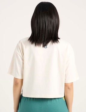 Playera manga corta MLB Los Angeles Dodgers cuello redondo para mujer