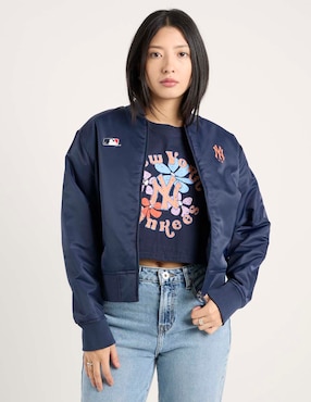 Chamarra bomber Mlb New York Yankees para mujer