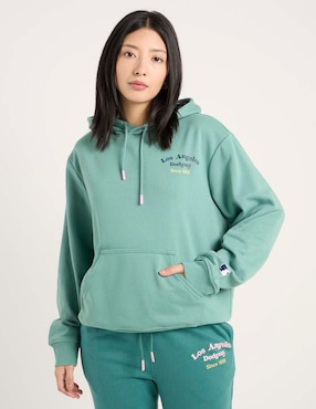Sudadera con capucha y bolsa MLB Los Angeles Dodgers para mujer