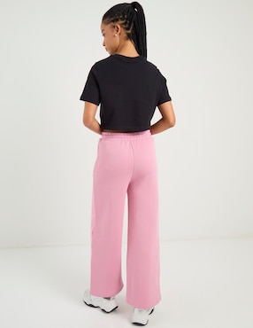 Pants acampanado Reebok con agujeta para mujer