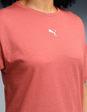 Playera manga corta Puma Ess cuello redondo para mujer