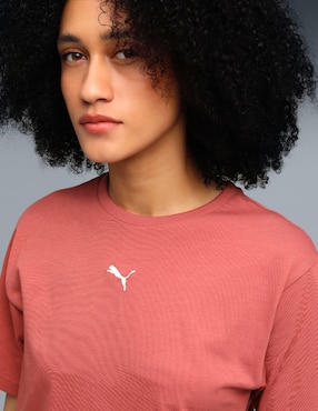 Playera manga corta Puma Ess cuello redondo para mujer