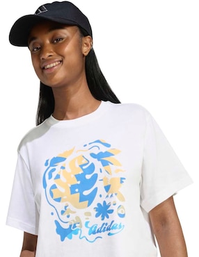 Playera manga corta Fifa World Cup Table Tee cuello redondo para mujer