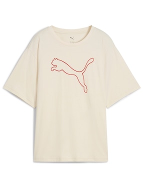 Playera manga corta Puma cuello redondo para mujer