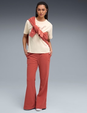 Playera manga corta Puma cuello redondo para mujer