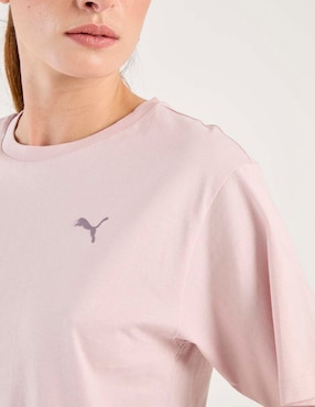 Playera manga corta Puma cuello redondo para mujer