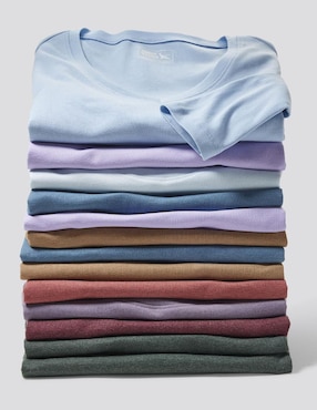 Playera manga corta Eddie Bauer cuello V para mujer