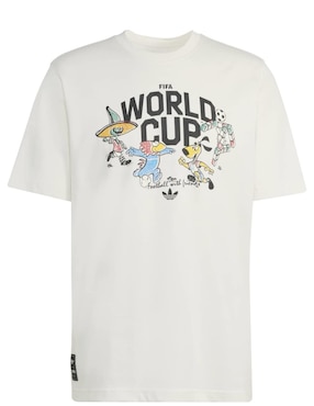 Playera manga corta Fifa World Cup cuello redondo para mujer