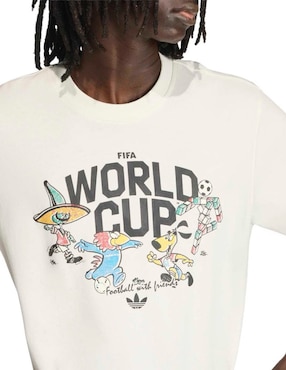 Playera manga corta Fifa World Cup cuello redondo para mujer