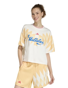 Playera manga corta Fifa World Cup House Of Tiro cuello redondo para mujer