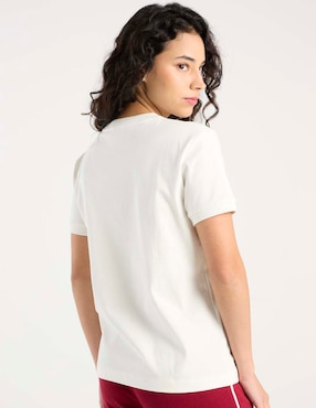 Playera manga corta Guess cuello redondo para mujer