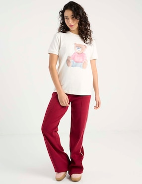 Pants regular Guess con elástico para mujer