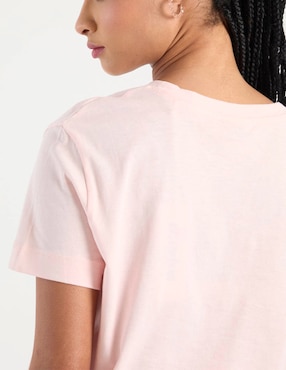 Playera manga corta Guess cuello redondo para mujer