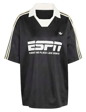 Playera manga corta adidas originals football jersey cuello v para mujer