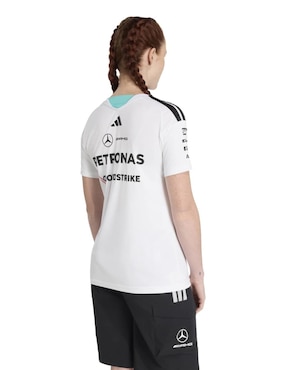 Playera manga corta Adidas Originals cuello redondo para mujer