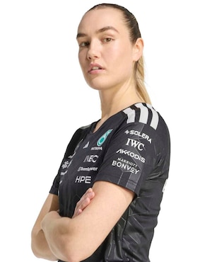 Playera manga corta Adidas Originals cuello redondo para mujer