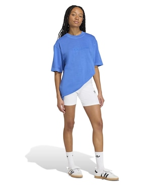 Playera manga corta Adidas Originals cuello redondo para mujer