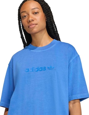 Playera manga corta Adidas Originals cuello redondo para mujer