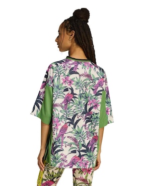 Playera manga corta Adidas Originals cuello redondo para mujer
