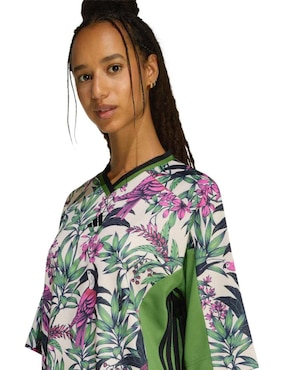 Playera manga corta Adidas Originals cuello redondo para mujer