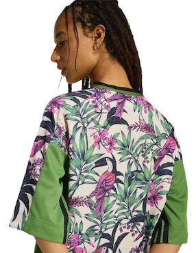 Playera manga corta Adidas Originals cuello redondo para mujer