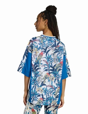 Playera manga corta Adidas Originals cuello redondo para mujer
