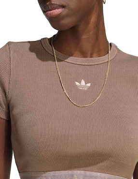 Playera manga corta adidas originals cuello redondo para mujer