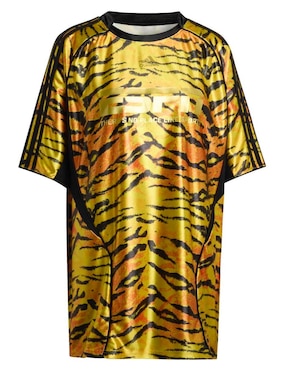 Vestido corto casual Adidas Originals F50 AOP JSY para mujer