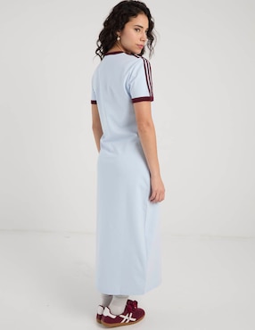 Vestido crop casual Adidas Originals 3 stripes para mujer