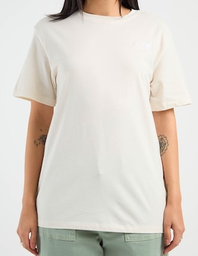 Playera manga corta The North Face W Evolution Simple Dome Rlx Short Sleeve cuello redondo para mujer
