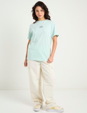 Playera manga corta The North Face cuello redondo para mujer