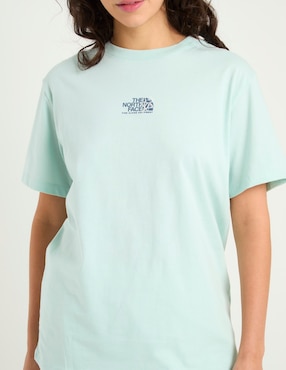 Playera manga corta The North Face cuello redondo para mujer