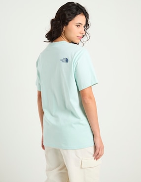 Playera manga corta The North Face cuello redondo para mujer