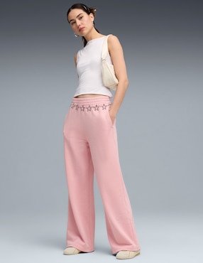 Pants amplio Puma con elástico para mujer
