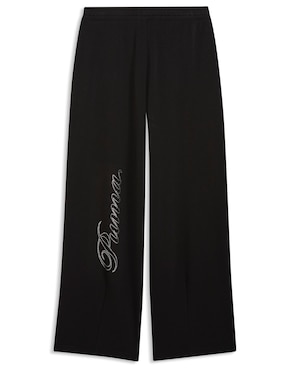 Pants Puma Ess Graphic Leo Luxe con elástico para mujer