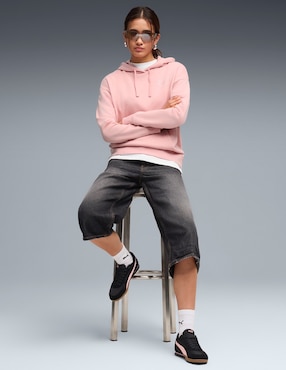 Sudadera con capucha y bolsa Puma para mujer