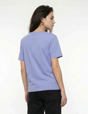 Playera manga corta Puma Bedazzled cuello redondo para mujer