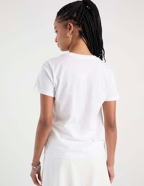Playera manga corta Puma cuello redondo para mujer