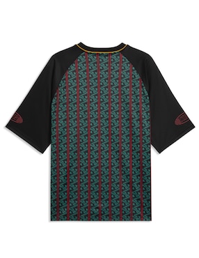 Playera manga al codo Puma cuello redondo para mujer