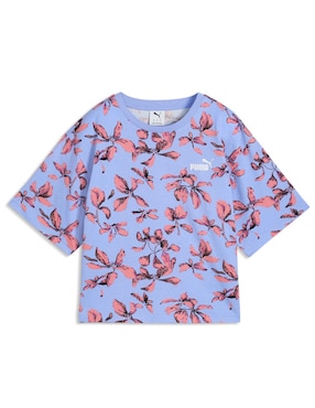 Playera manga corta Puma Ess Nature 2.0 cuello redondo para mujer