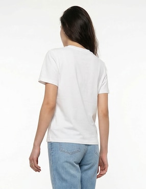 Playera manga corta Puma cuello redondo para mujer