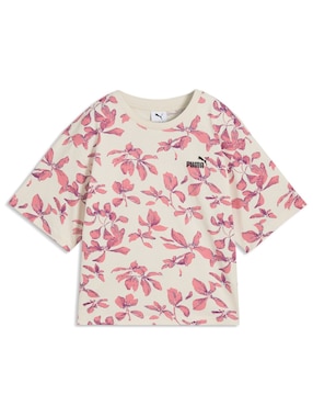 Playera manga corta Puma Ess Nature 2.0 cuello redondo para mujer
