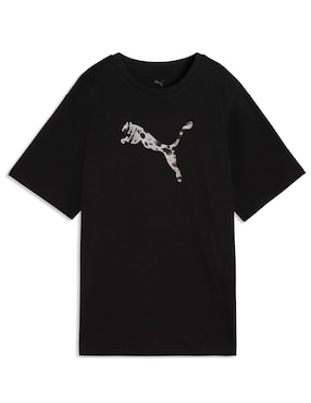 Playera manga corta Puma cuello redondo para mujer