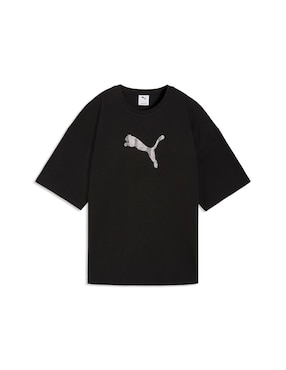 Playera manga corta Puma cuello redondo para mujer