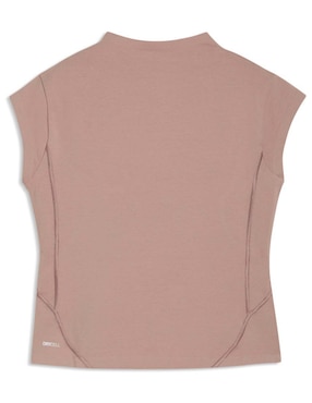 Playera manga corta Puma cuello alto para mujer