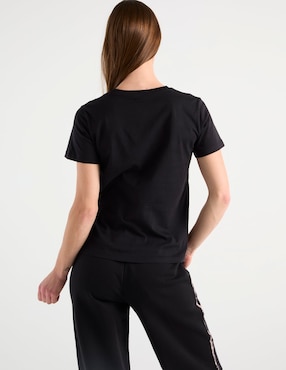 Playera manga corta Puma Ess Elevated cuello redondo para mujer