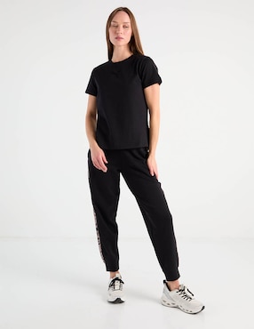 Playera manga corta Puma Ess Elevated cuello redondo para mujer