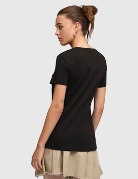 Playera manga corta Puma cuello redondo para mujer