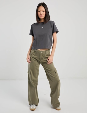 Playera manga corta The North Face cuello redondo para mujer